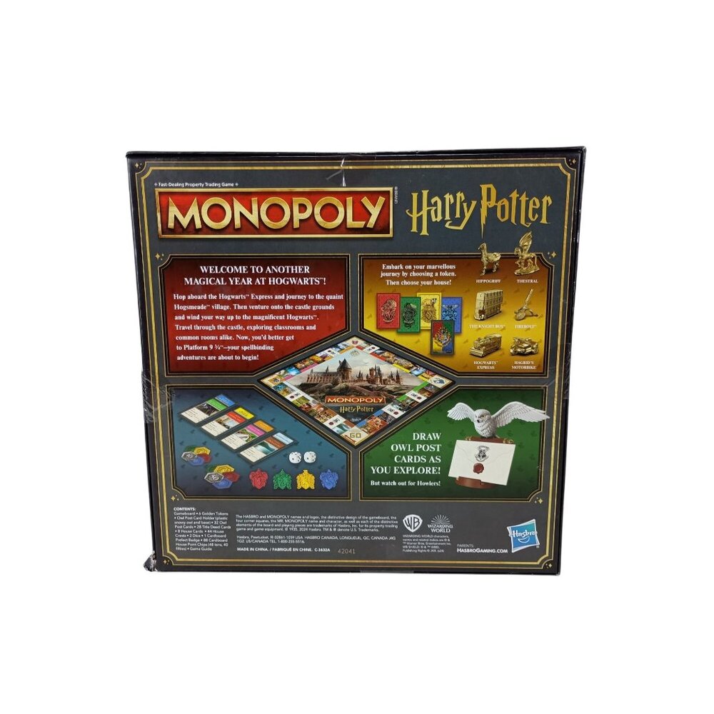 Monopoly HARRY POTTER Edition Board Game a Magical Adventure at Hogwarts - Picture 11 of 12